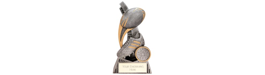NEMESIS RUGBY AWARD - 3 SIZES - 12CM TO 16CM NEMESIS RUGBY AWARD - 3 SIZES - 12CM TO 16CM
